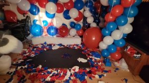 Tuftex 36'' balloons bounce and sit popping