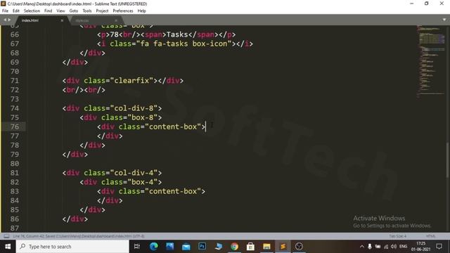 Admin Dashboard Page HTML And CSS Step By Step | Dashboard Design смотреть онлайн