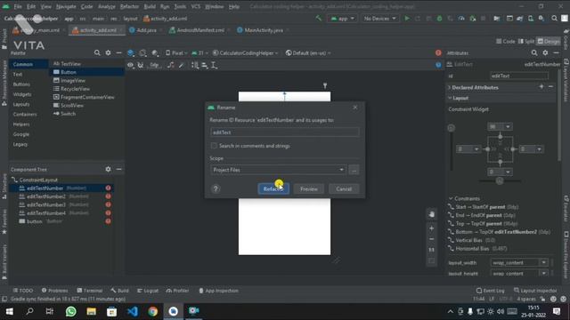 How to create calculator app for android using android studio Part - 1 смотреть онлайн
