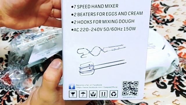 Geepas Hand Mixer GHM43012 Unboxing and Usage||How to use Geepas Hand Blender and review☕#Mixer смотреть онлайн