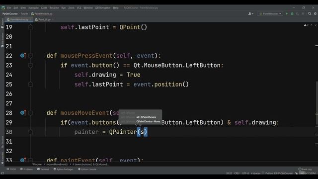 How to Build Paint Application with Python & PyQt6 смотреть онлайн