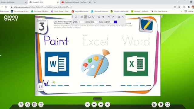 3k programas paint, excel, word смотреть онлайн