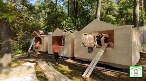 ярмарочные домики   сборка