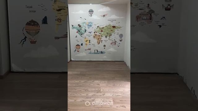 Как снять со стен обои без стыков единым полотном Alltowall смотреть онлайн