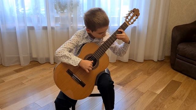 Царегородцев Андрей, 8 лет, гитара смотреть онлайн