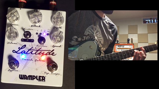 Wampler Latitude Tremolo Deluxe Demo смотреть онлайн