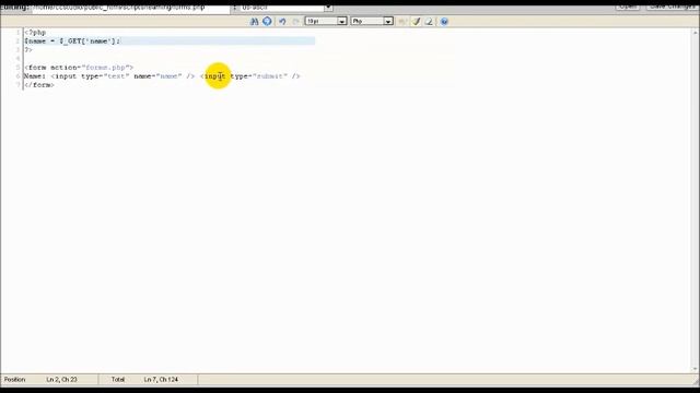 PHP$_GET Pt1 Tutorial Lesson 14 Video Course смотреть онлайн