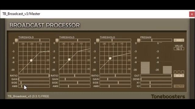 TB Broadcast Processor v3 free by Toneboosters смотреть онлайн