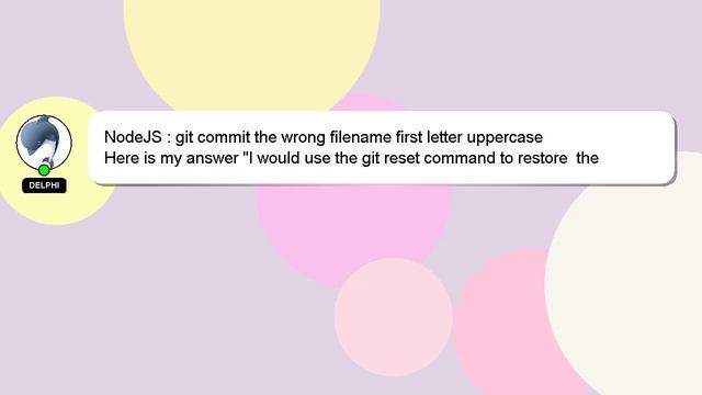 NodeJS : git commit the wrong filename first letter uppercase смотреть онлайн