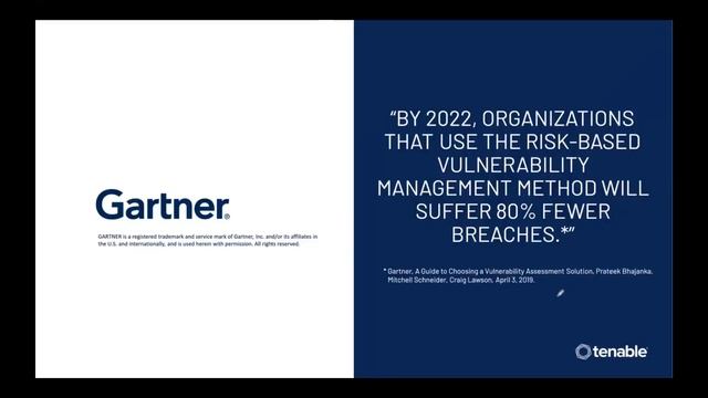Webinar "Tenable: обзор стратегии компании и линейка решений по управлению кибер-рисками" смотреть онлайн