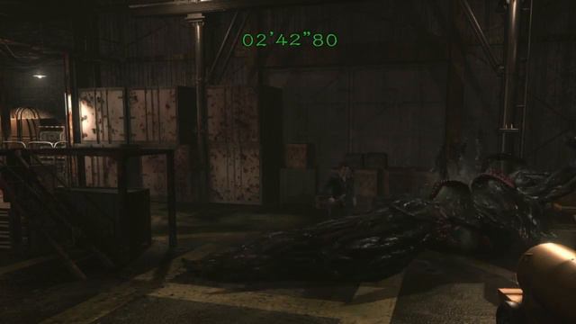 Resident Evil 0 - HARD MODE / KNIFE ONLY / BOSS (Queen Leech second form) смотреть онлайн
