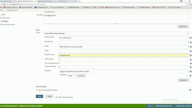 CloudBees Jenkins Autoscalling with VMware vSphere vCenter Server смотреть онлайн