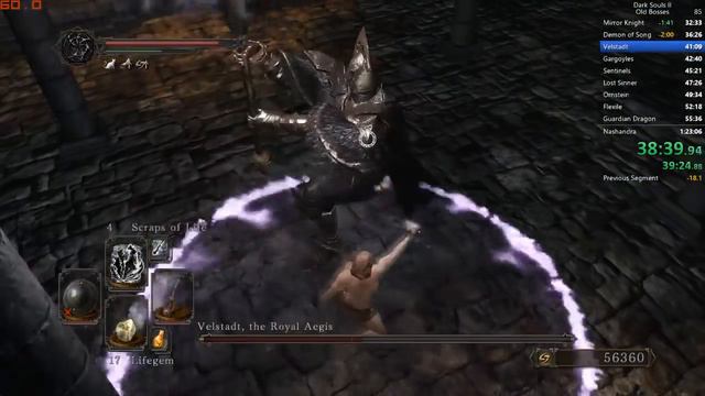 Dark Souls II All bosses without DLC in 1:16:44 смотреть онлайн