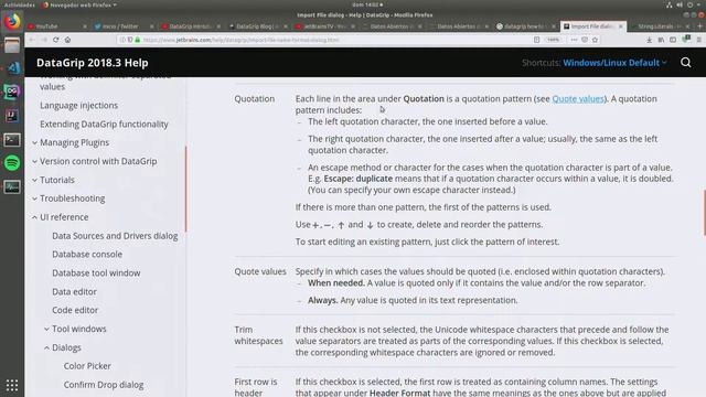 How to escape characters when importing data from text file on Datagrip смотреть онлайн