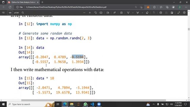 13 Creating ndarray in NumPy | Data Types for ndarrays NumPy | Python смотреть онлайн
