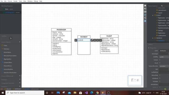 Class diagram for airline reservation system | Online airline ticket booking system diagram смотреть онлайн