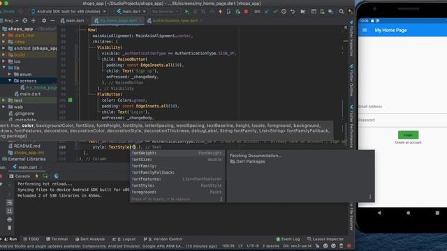 Flutter Course - Section 2: Widgets - Part 3: Visibility , Enums, Gesture Detector смотреть онлайн