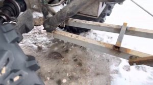 Снежный отвал часть 2  для квадроцикла Baltmotors 500efi/ stels 500