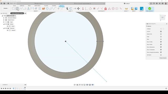 Урок Fusion 360: моделирование сбега резьбы смотреть онлайн