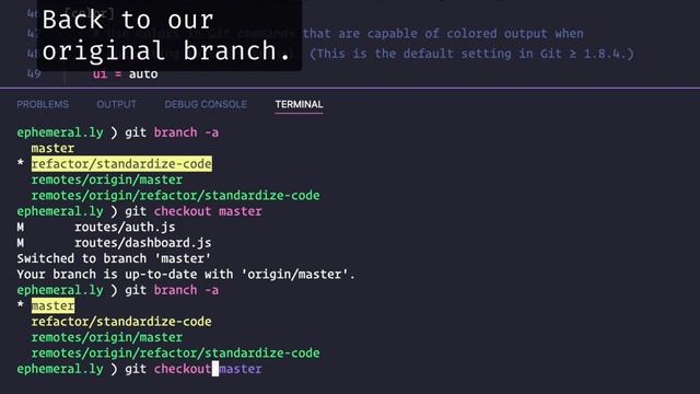 Quickly switch between current branch previous branch, with this nice Git trick смотреть онлайн