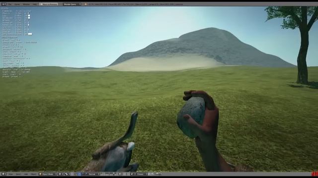 Survival Game - grabbing Objects + Ragdolls (Blender Game Engine) смотреть онлайн