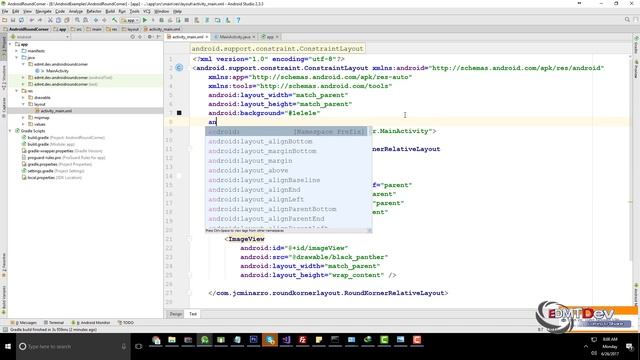 Android Studio Tutorial - Round Corner Layouts смотреть онлайн
