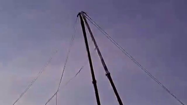 Падение антенной опоры при монтаже смотреть онлайн