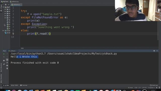 exception handling in Python,Tutorial смотреть онлайн