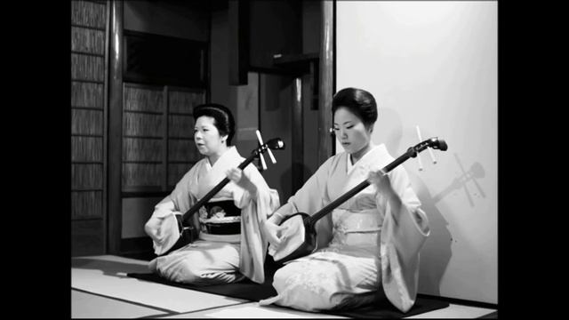Стариная японская песня. Сямисэн.