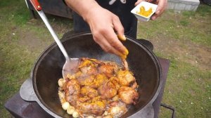 Сочные вкусные перепёлки в казане ! Рецепт от Жоржа!