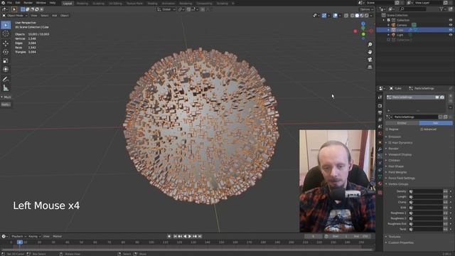 Blender 3D ► 9. Системы частиц - Hair. Часть 1. смотреть онлайн