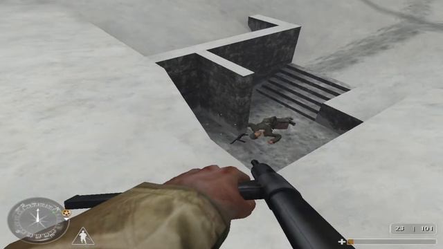 Прохождение Call of Duty(2003) - Часть 25 Ракета смотреть онлайн