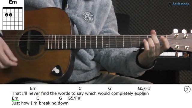 How to play Sleeping Sickness with City And Colour (Guitar lesson) смотреть онлайн