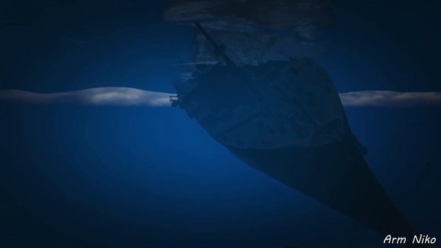 GTA 5 Titanic Sinking (Submarine Crash Into Titanic) Underwater Scene смотреть онлайн