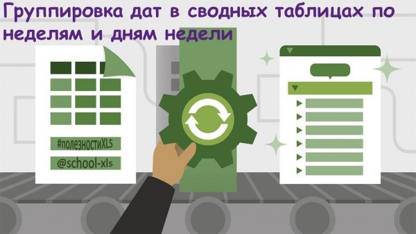 Группировка дат в сводной таблице по неделям и дням