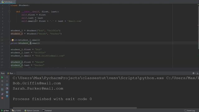 Python Tutorial - Part 15: Classes and Objects смотреть онлайн