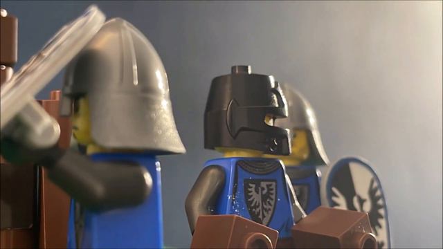 Lego Medieval Castle Siege | The Lion Knight's Castle | The Black Falcons #boisandbricks2k