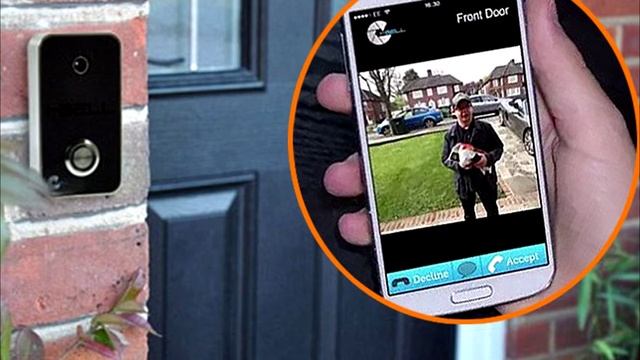 Умный дверной звонок с камерой и Wi-Fi смотреть онлайн