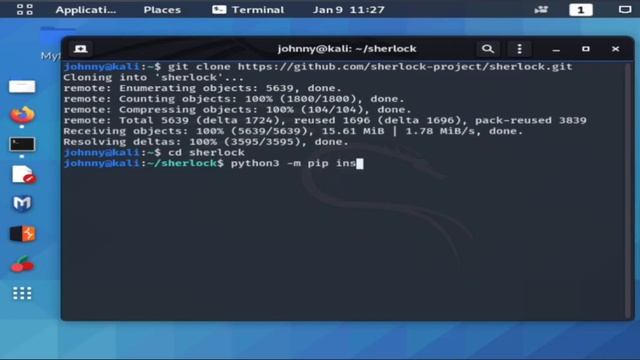 HOW TO USE SHERLOCK IN KALI LINUX смотреть онлайн