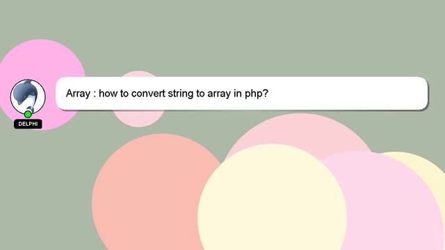 Array : how to convert string to array in php? смотреть онлайн