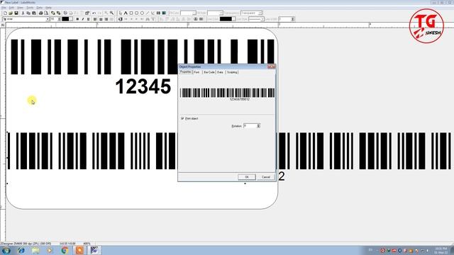How to create linear Code 128 Barcode and UPC EAN 13 Barcode in Label Works 3.0 | Create 1D Barcode смотреть онлайн