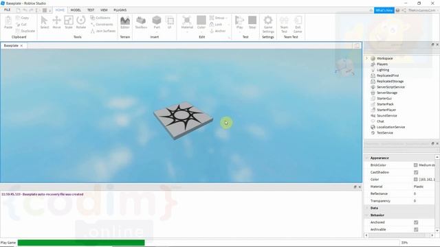#Roblox Урок 3_2 - Создание места для появления. Онлайн-школа программирования для детей 5-17 лет смотреть онлайн