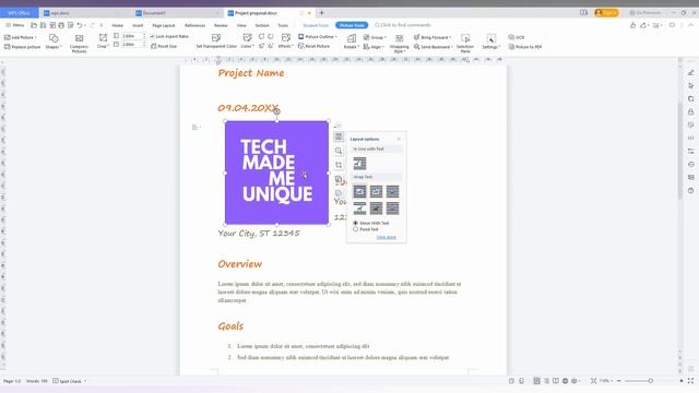 How to Wrap Text in wps office writer | wrap text around image wps office writer смотреть онлайн