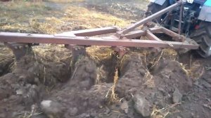 Вспашка огорода МТЗ 1221