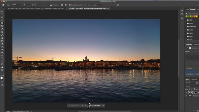 Lisää kuviin aluetta Photoshopin tekoälyllä ja muuta kuvasuhdetta! (Outpainting) смотреть онлайн