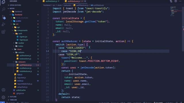 Authentication in React, Redux and JWT #19 | MERN Stack Tutorial With Auth смотреть онлайн