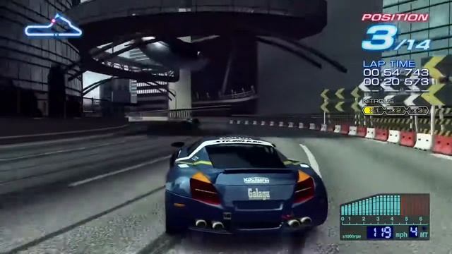 Ridge Racer 6 Advanced Route #4 Retry Gameplay(Career Walkthrough) смотреть онлайн