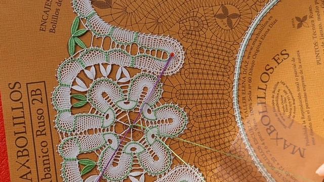 Encaje De Bolillos.Vídeo 7 Abanico Ruso Nº2 Cuerpo Araña Rusa
