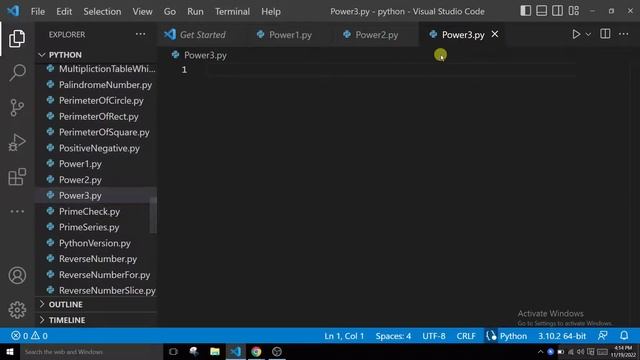 python program to find power of a number using pow() function смотреть онлайн