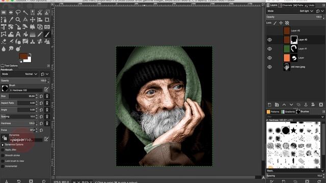 How to colorize black and white photos (GIMP 2.10 Tutorial) смотреть онлайн